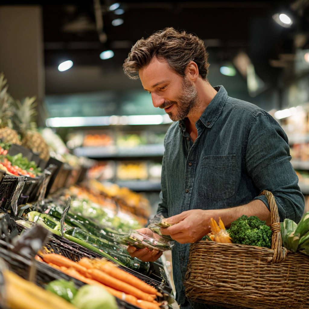 Zdravý životný štýl s čerstvými potravinami