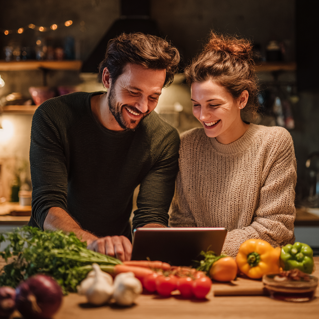 Príprava týždenného menu s čerstvými surovinami